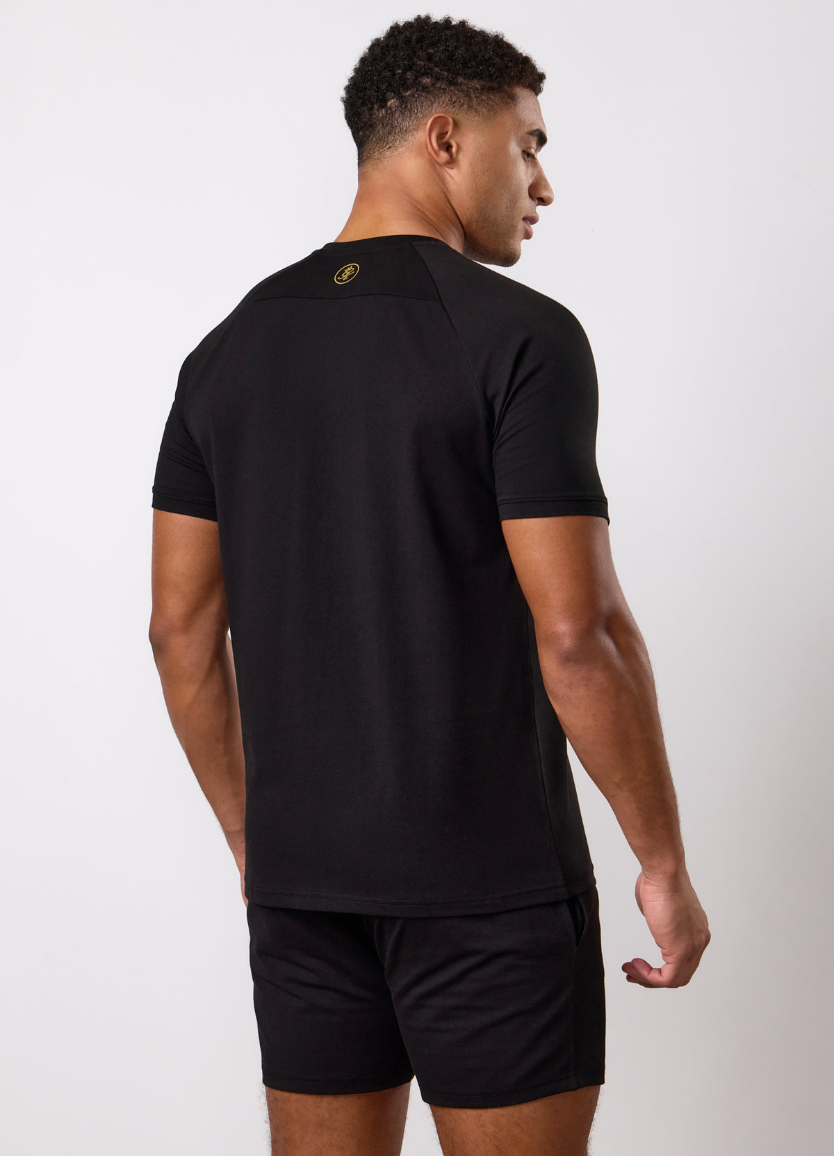 Gym King Pro Logo T-Shirt – Schwarz/Gold