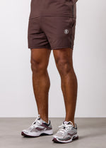 Gym King Pro Logo Short - Dark Brown thumbnail