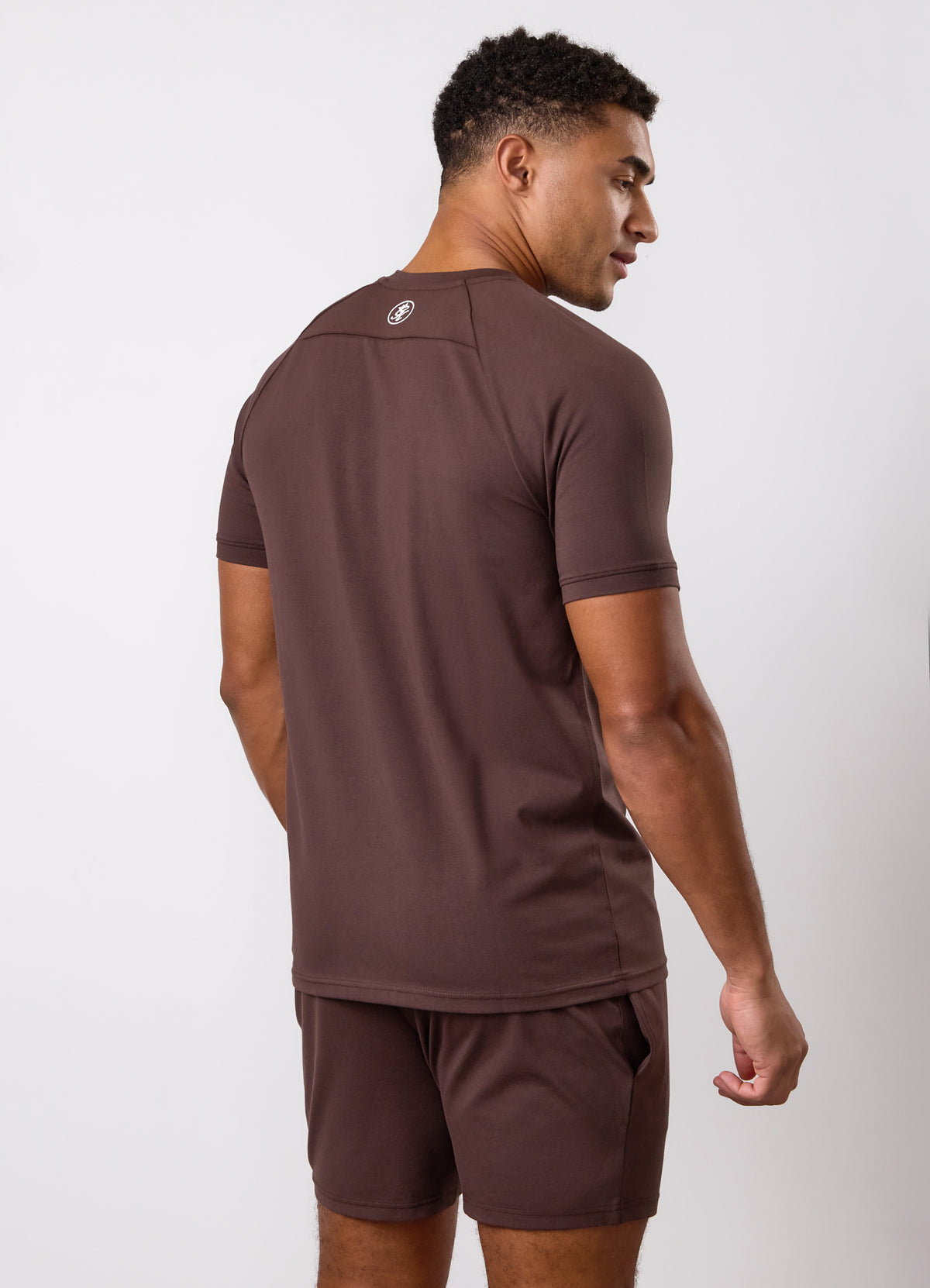 Gym King Pro Logo T-Shirt - Dark Brown