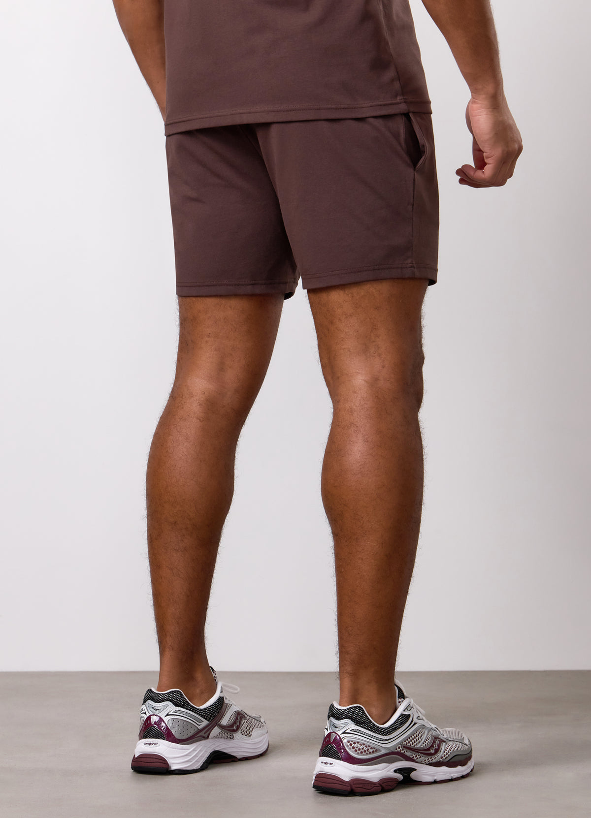 Gym King Pro Logo Short - Dark Brown