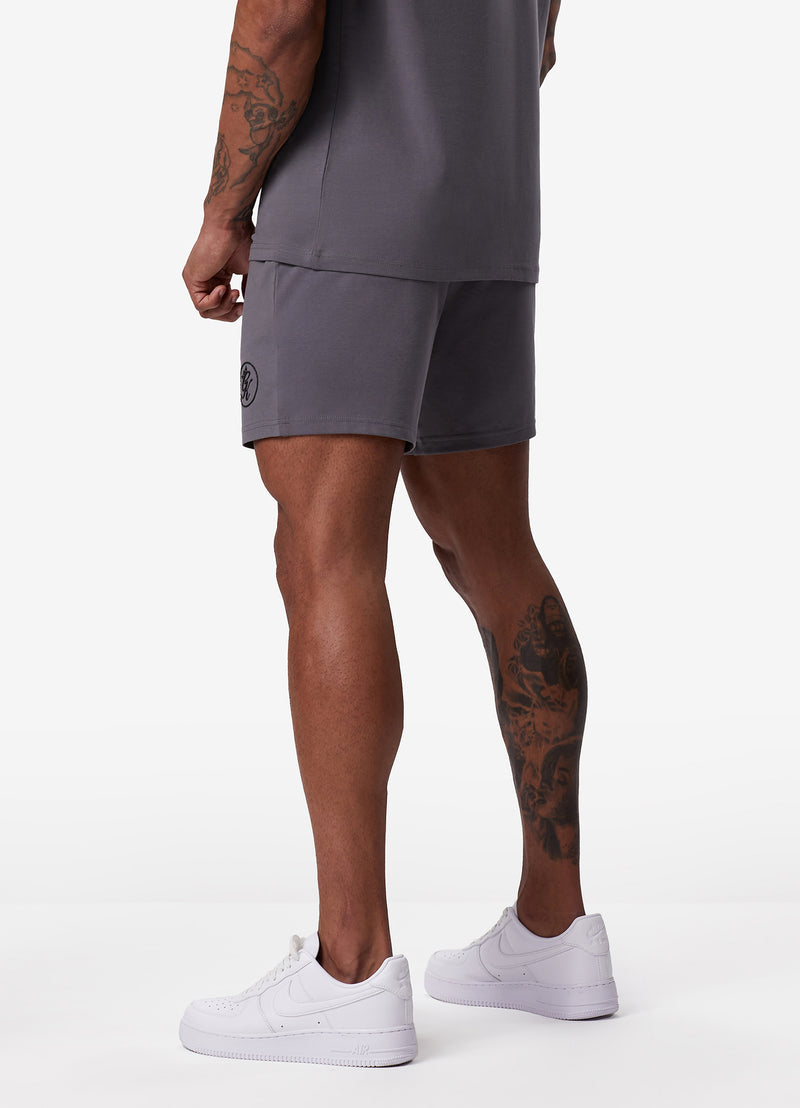 Gym King Pro Logo Short v2 - Fossil Grey