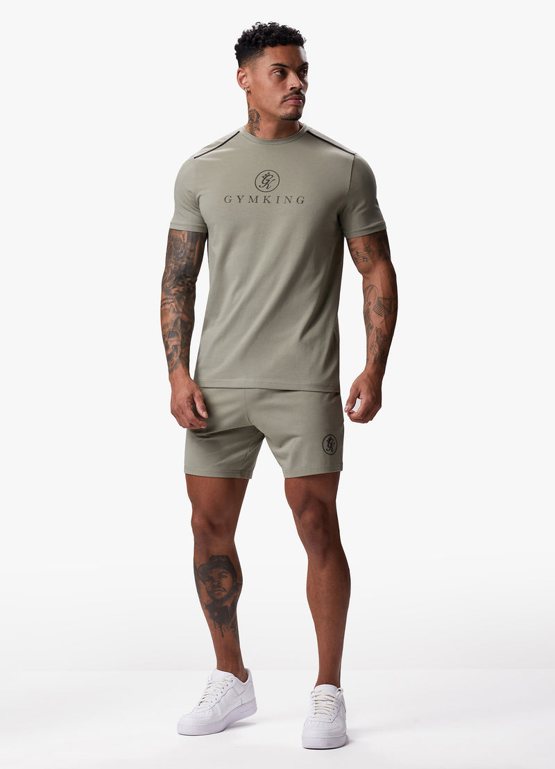 Gym King Pro Logo Tee v2 - Khaki