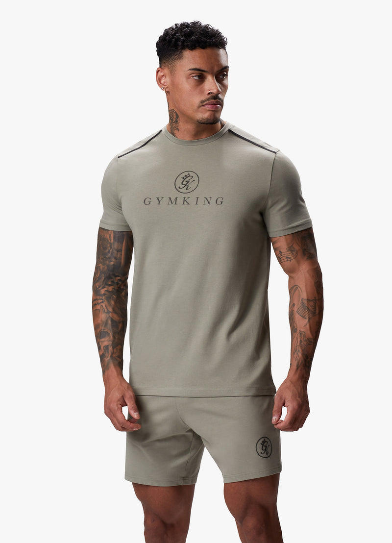 Gym King Pro Logo Tee v2 - Khaki