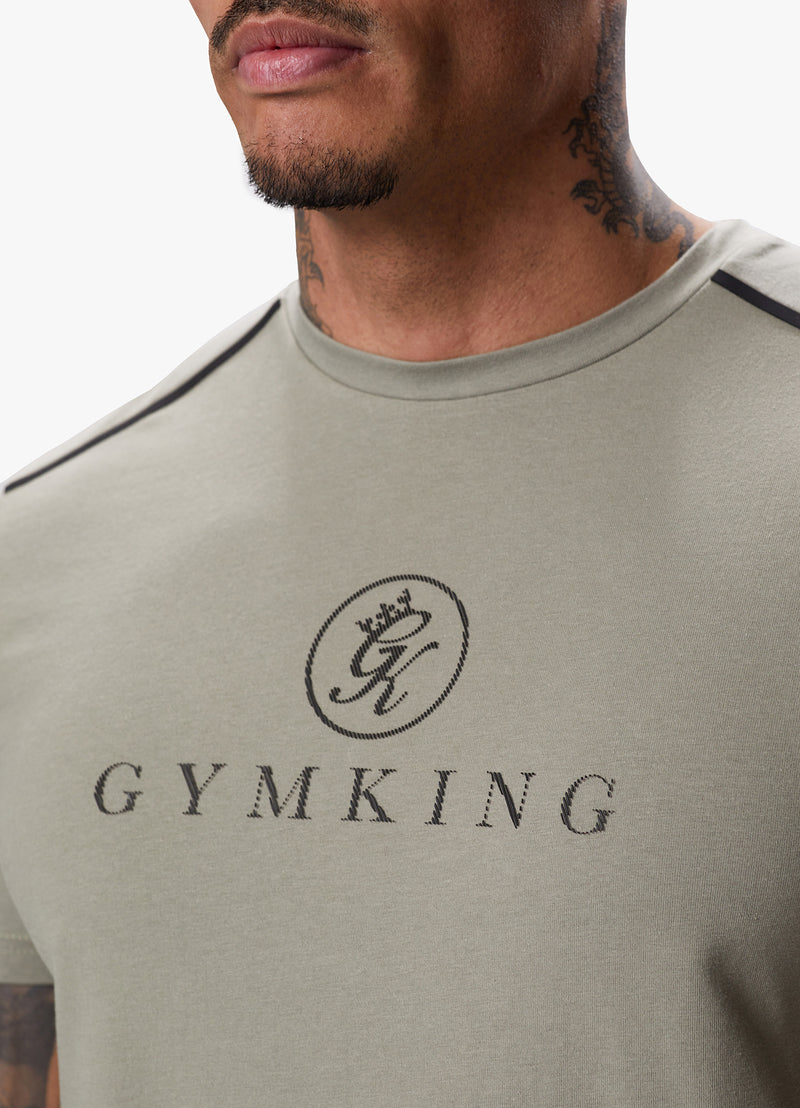 Gym King Pro Logo Tee v2 - Khaki