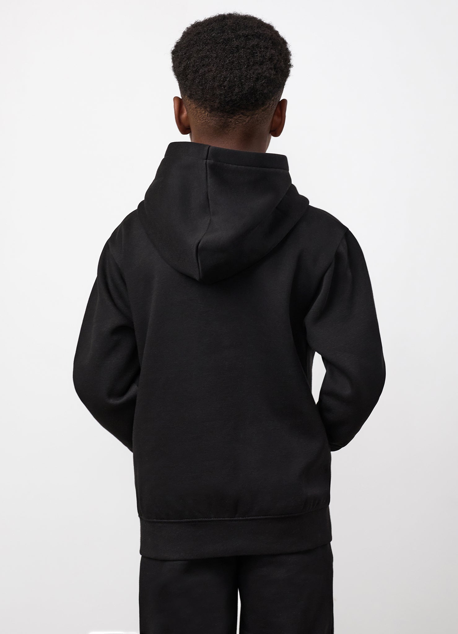Gym King Older Kids Pro Logo V2 Hoodie - Black / Black