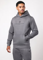 Gym King Pro Logo V2 Hoodie - Gunmetal Grey thumbnail