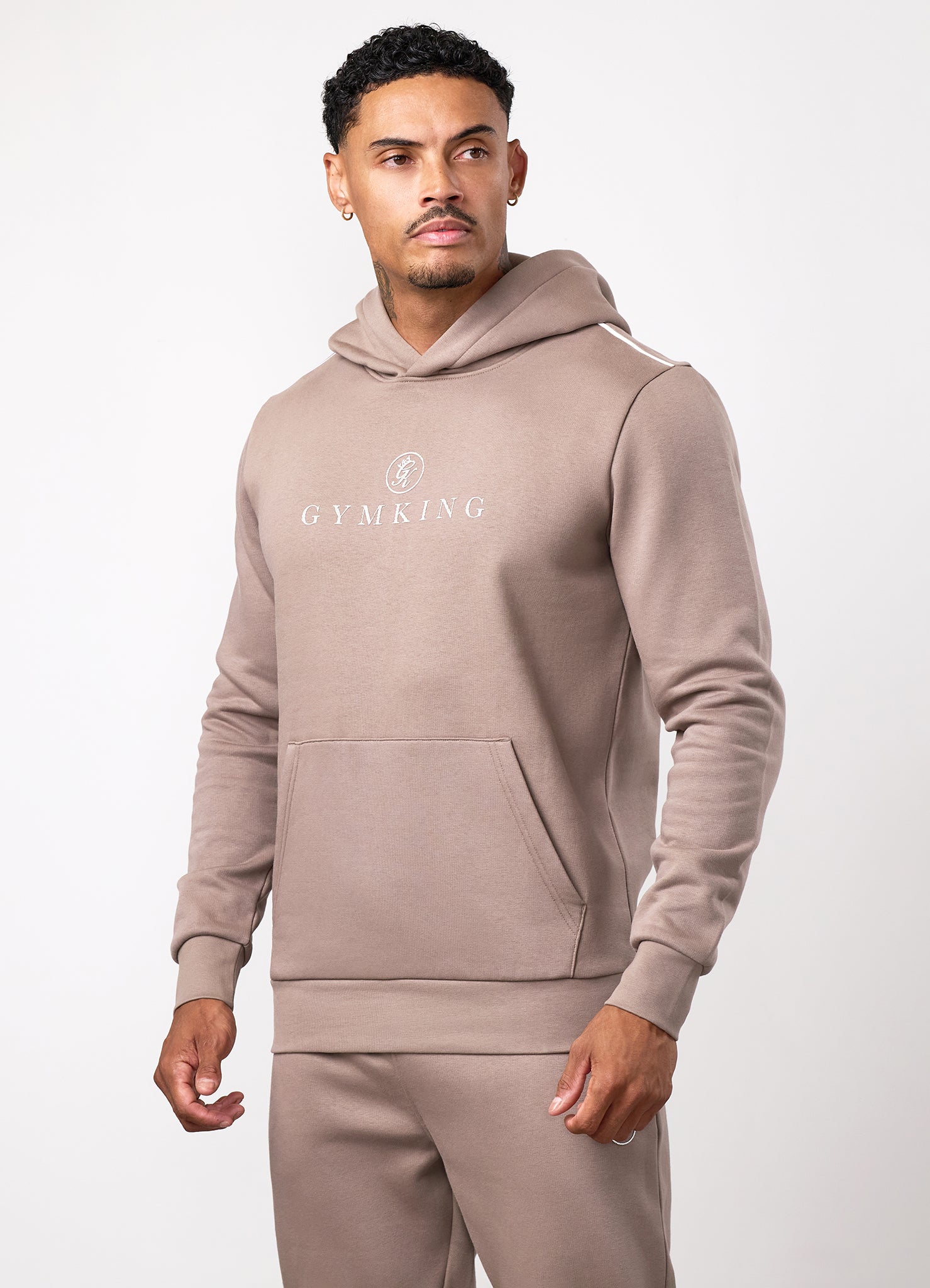 Gym King Pro Logo V2 Hoodie - Truffle