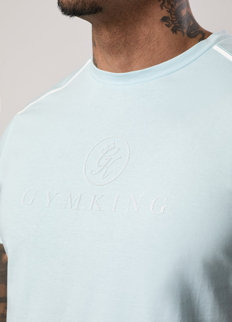 Gym King Pro Logo V2 Jersey Tee - Iced Mint