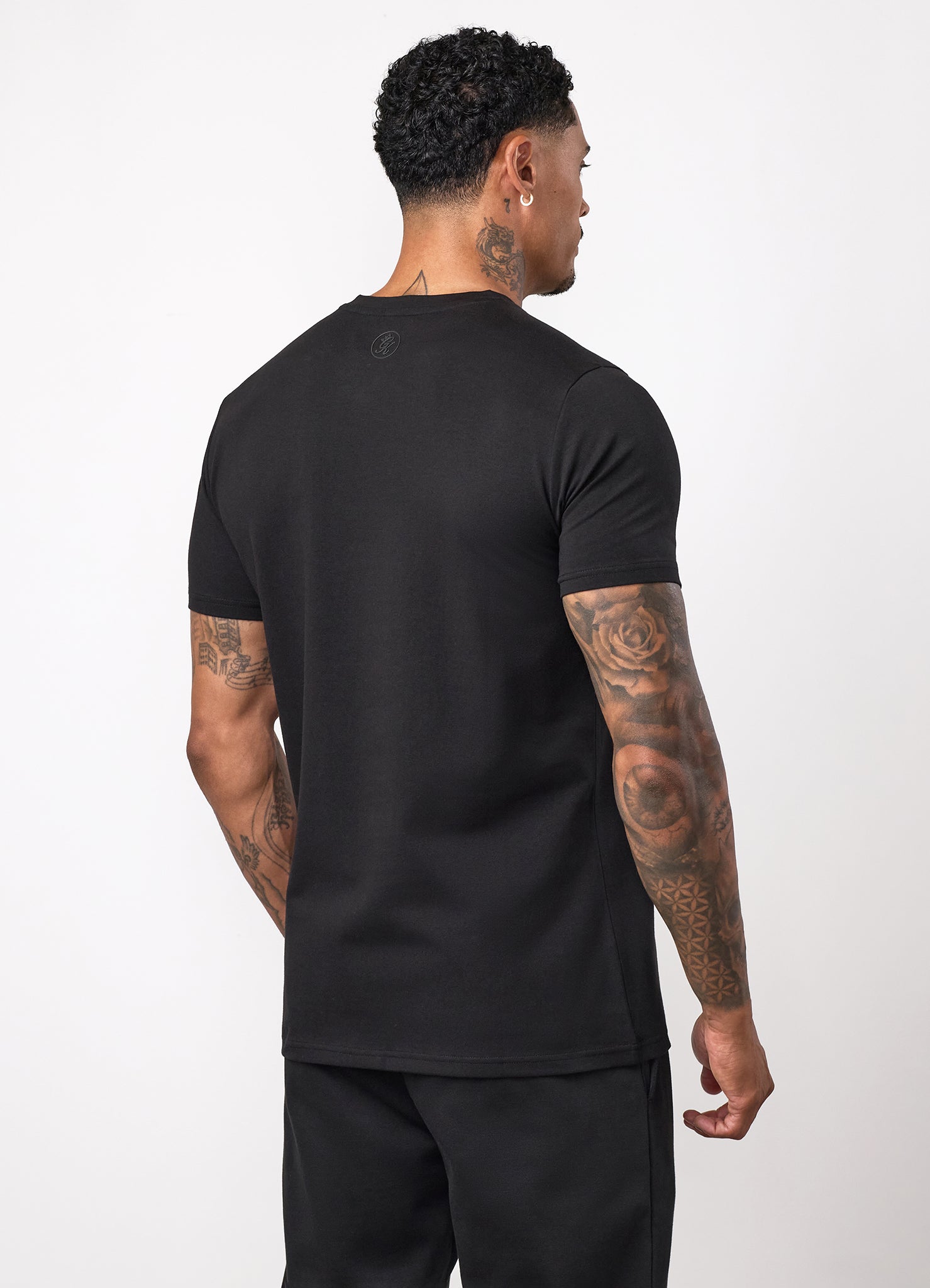 Gym King Pro Logo V2 T-Shirt - Black/Black