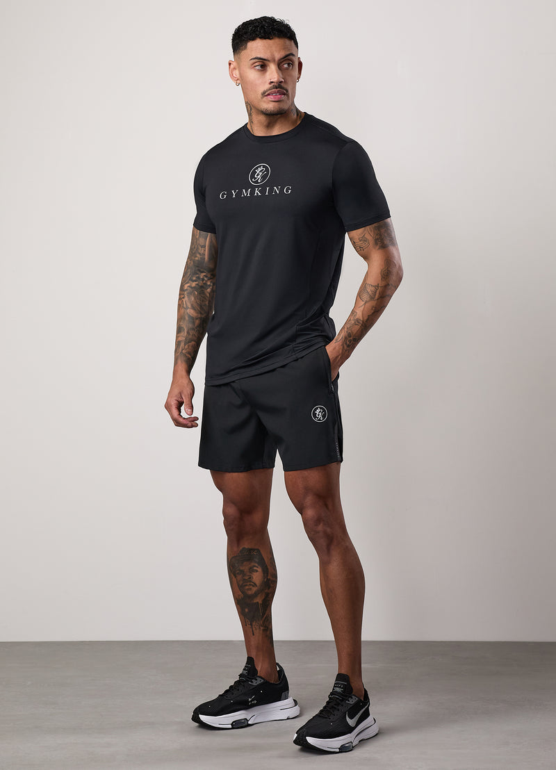 Gym King Pro Performance Tee - Black