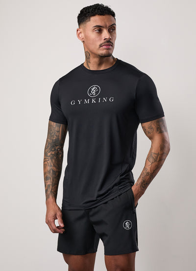 Gym King Pro Performance Tee - Black