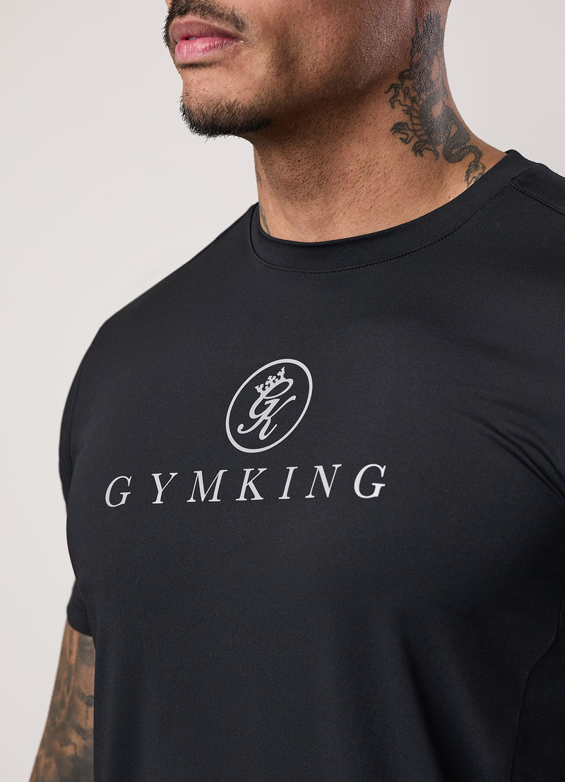 Gym King Pro Performance Tee - Black