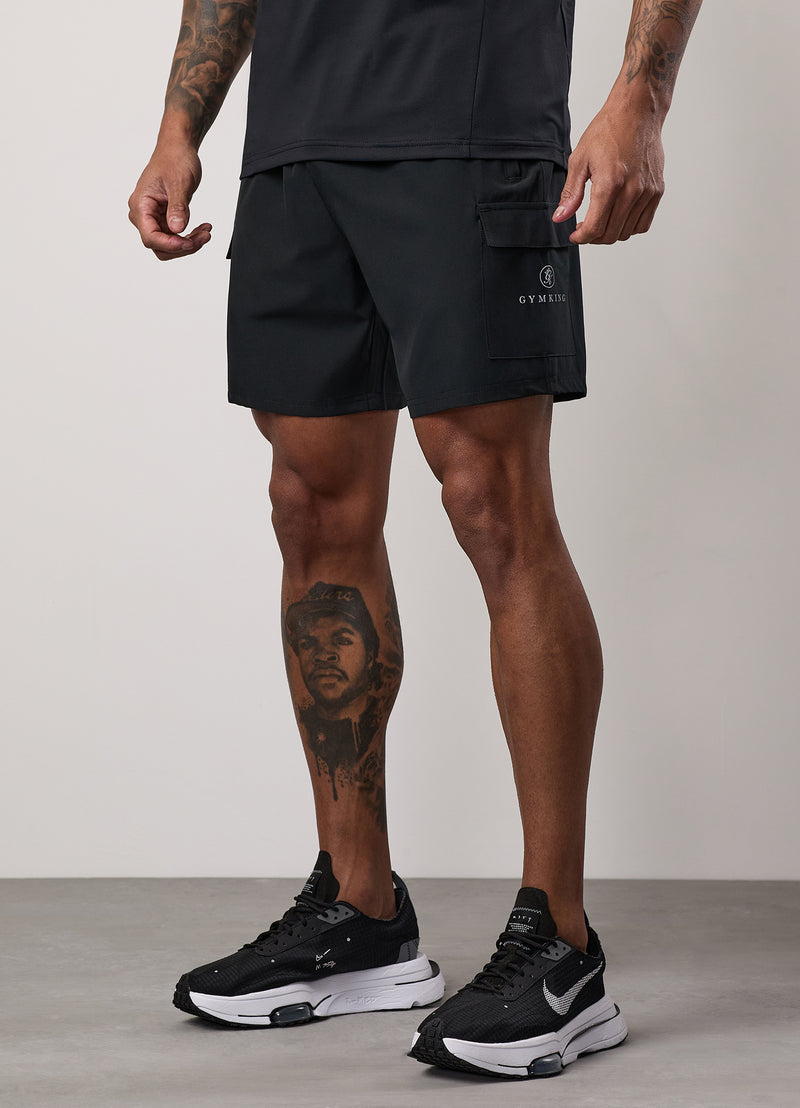 Gym King Pro Woven Short - Black