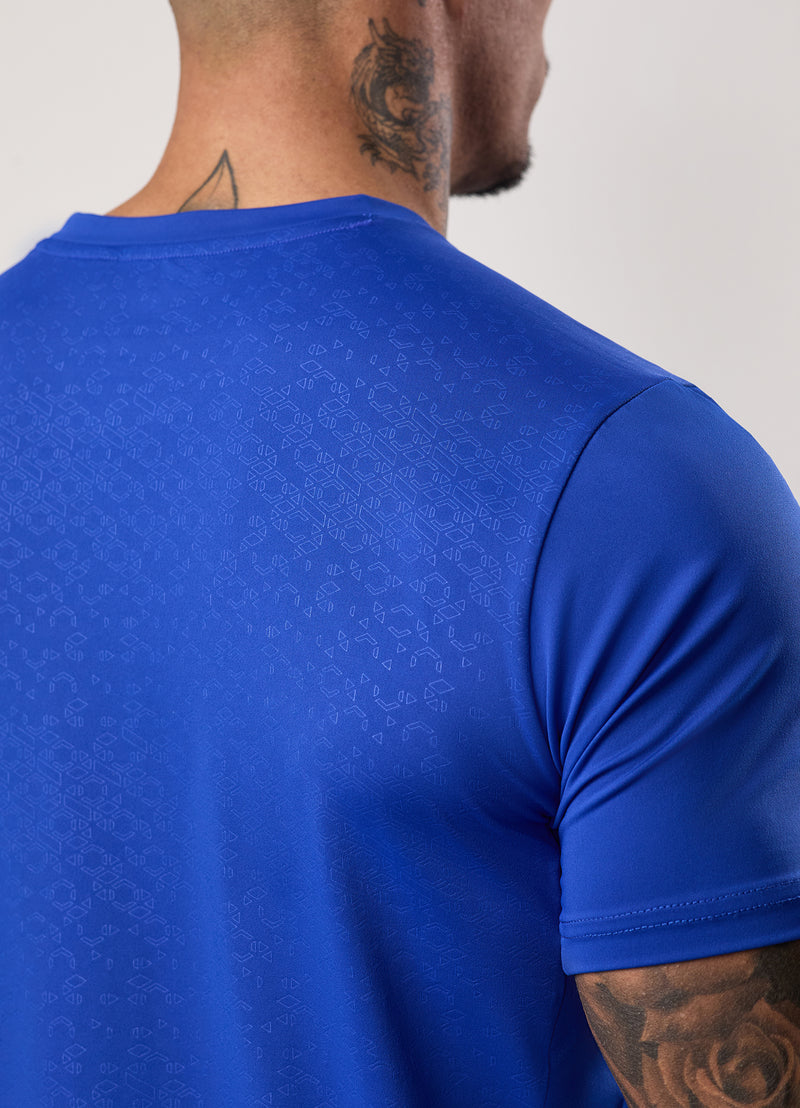 Gym King Pro Performance Tee - Vibrant Blue