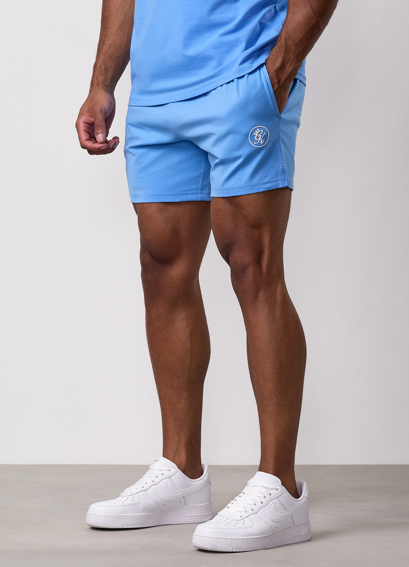 Gym King Pro Jersey Short - Azure Blue