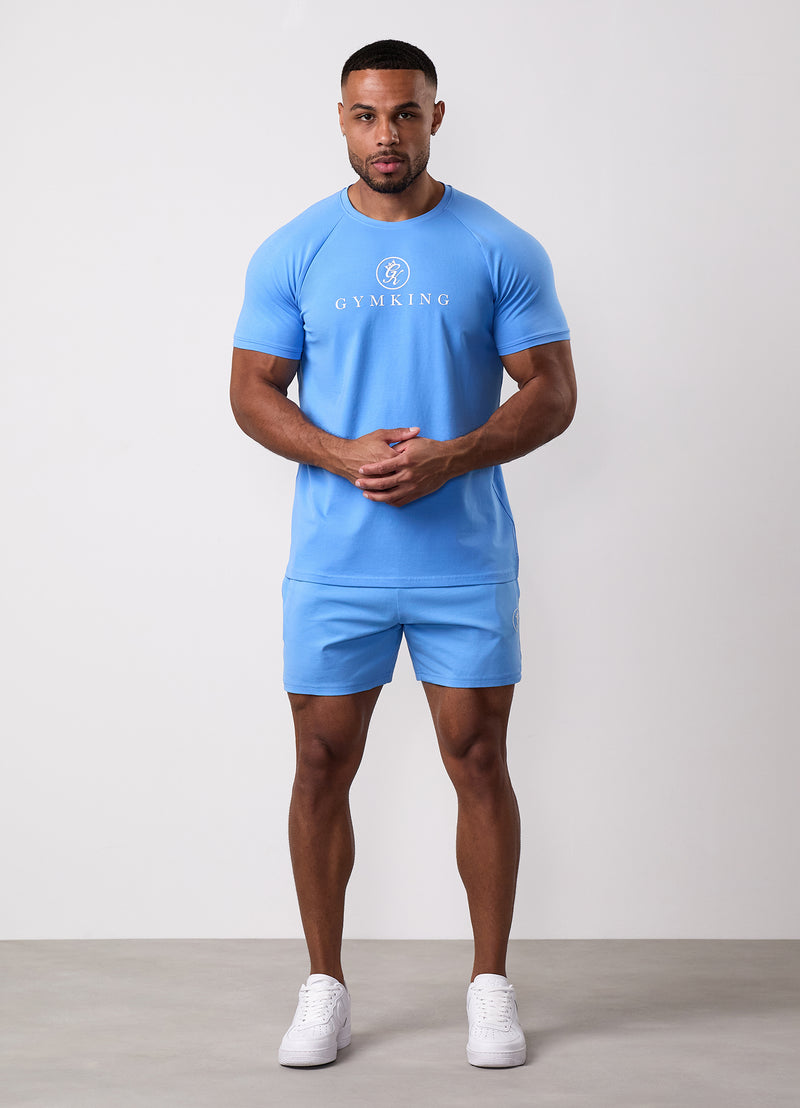 Gym King Pro Jersey Tee - Azure Blue