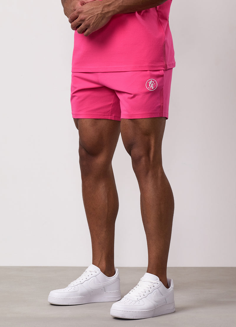 Gym King Pro Jersey Short - Raspberry