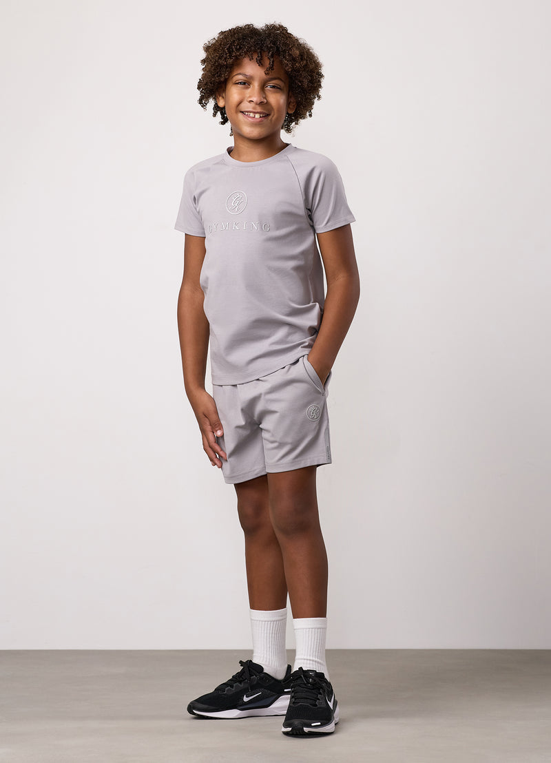 Gym King Kids Pro Tee - Urban Grey