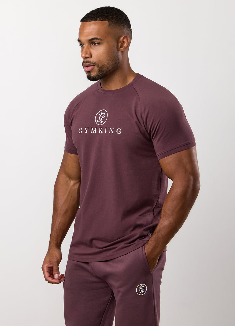 Gym King Pro Tee - Deep Plum
