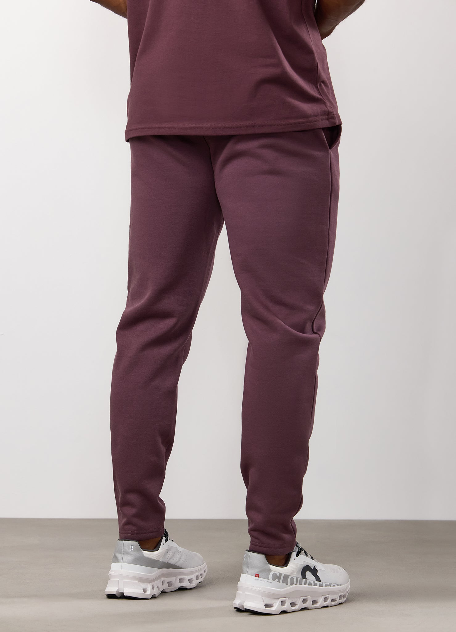 Gym King Pro Hood Tracksuit - Deep Plum