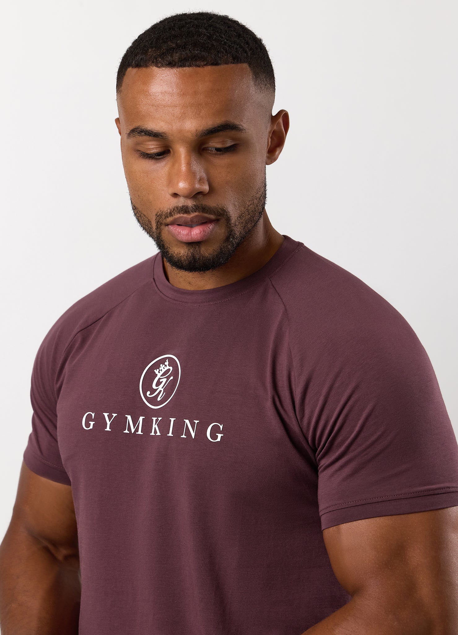 Gym King Pro Tee - Deep Plum