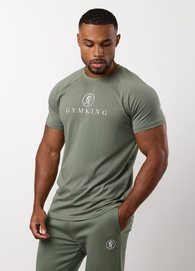 Gym King Pro Tee - Sage Grey