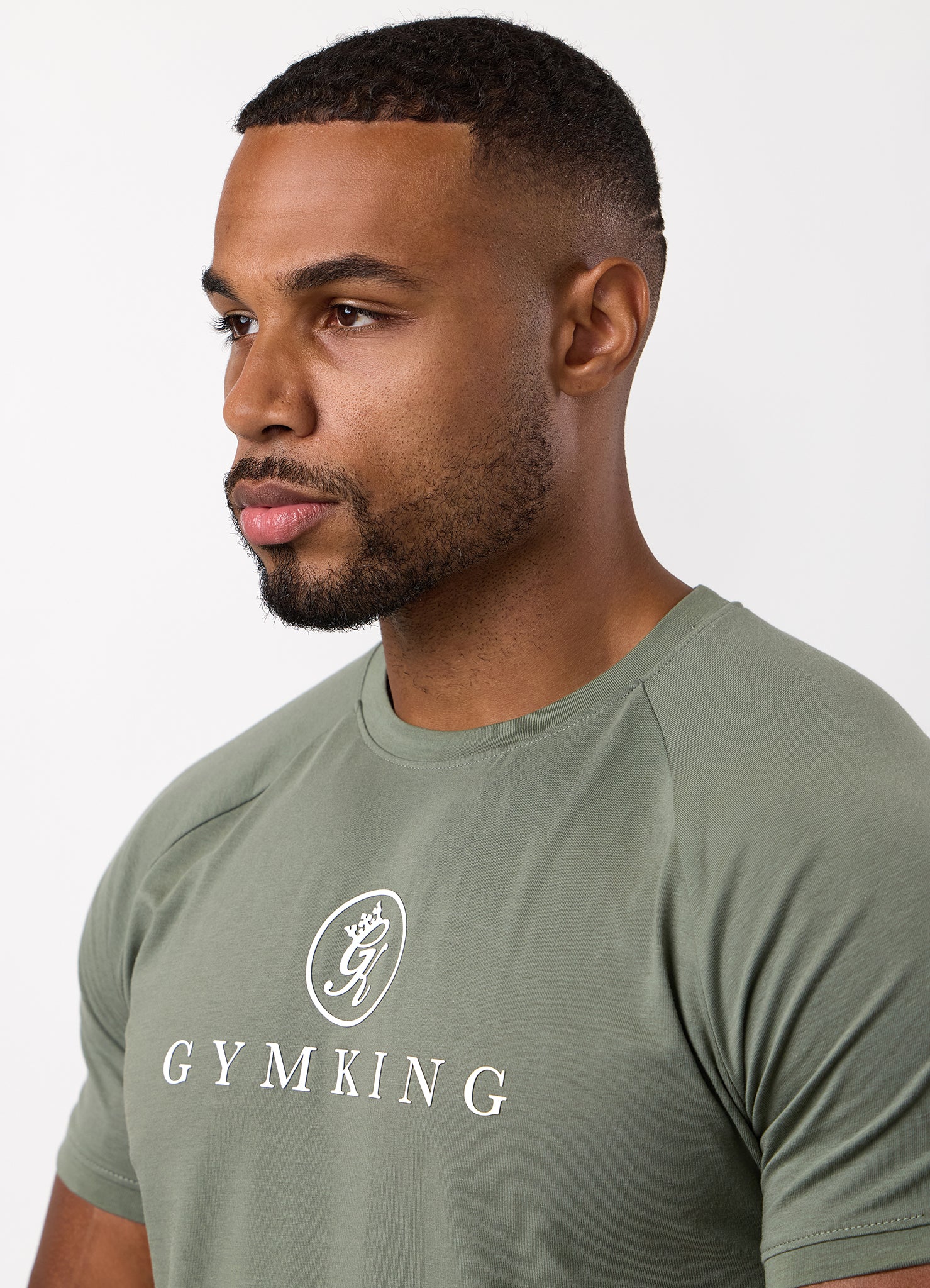 Gym King Pro Tee - Sage Grey