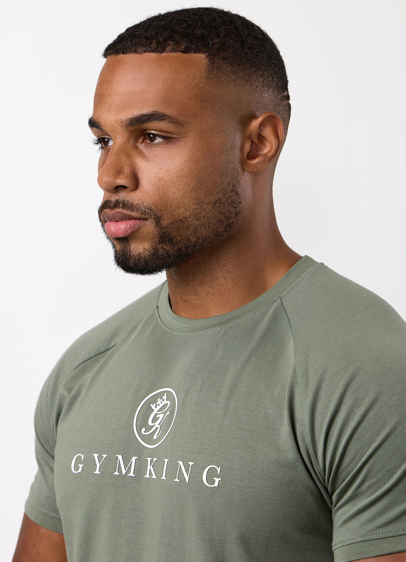 Gym King Pro Tee - Sage Grey