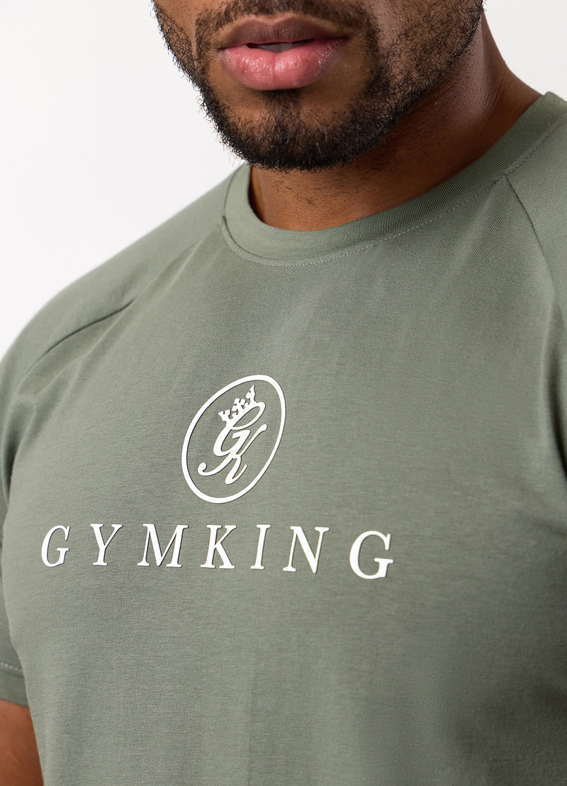 Gym King Pro Tee - Sage Grey