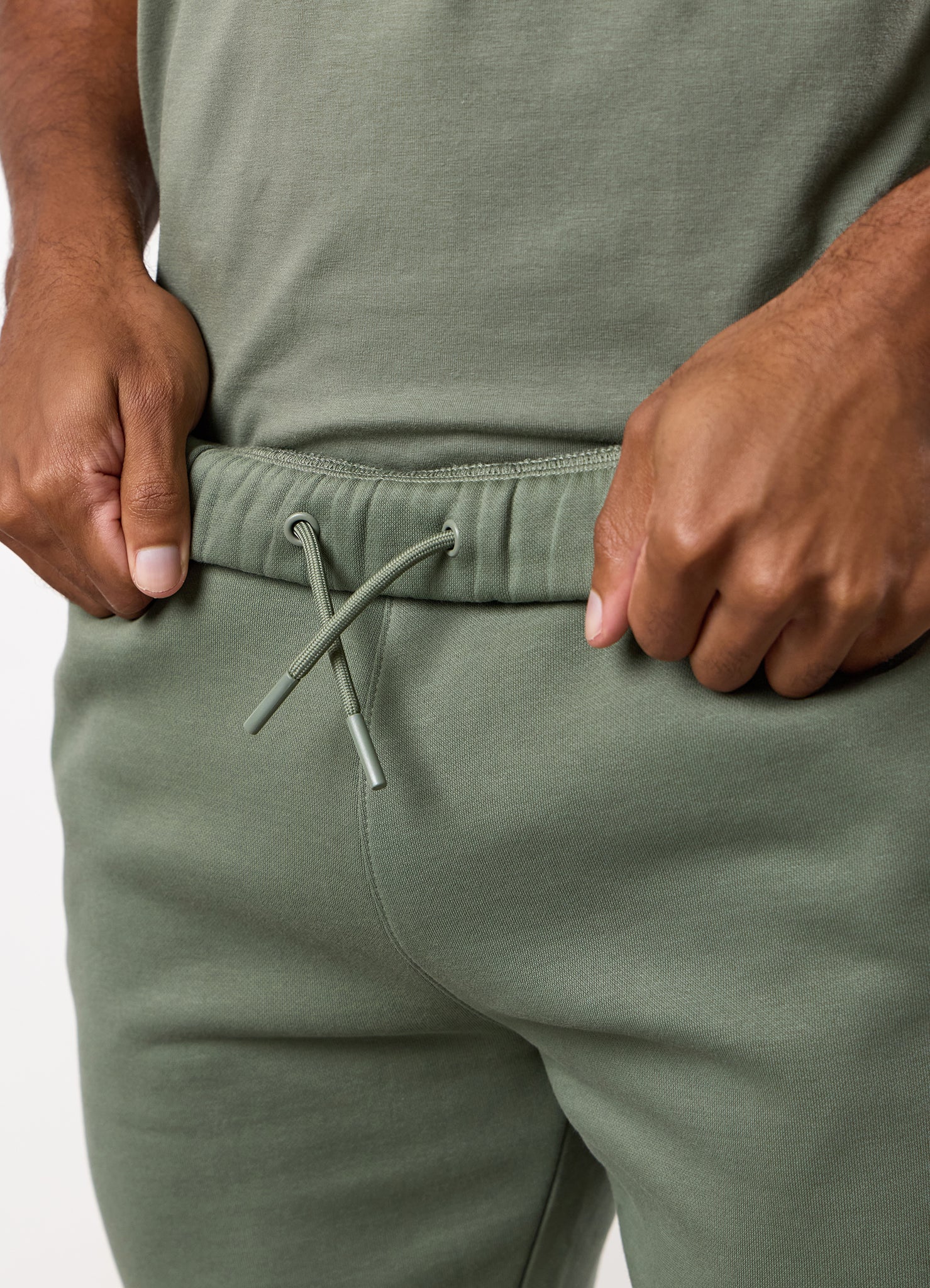 Gym King Pro Crew Tracksuit - Sage Grey