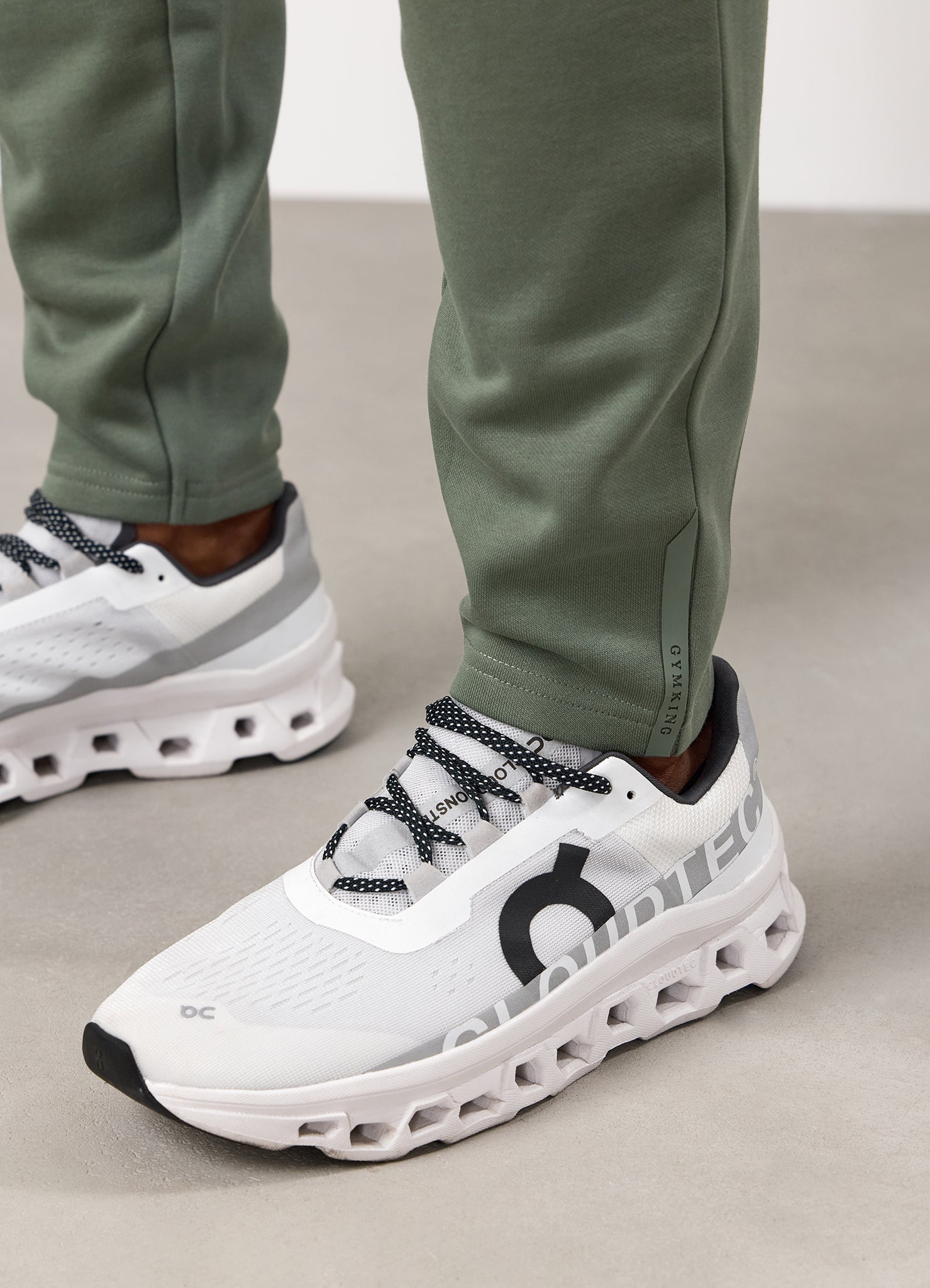 Gym King Pro Crew Tracksuit - Sage Grey