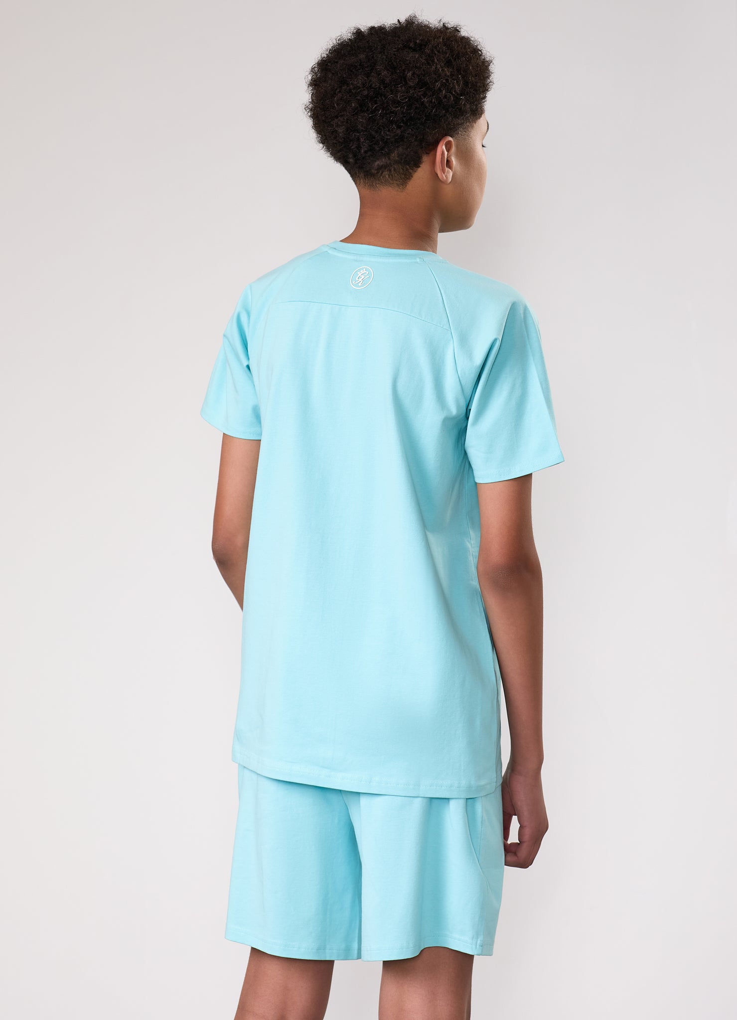Gym King Kids Pro Tee - Aqua Sky