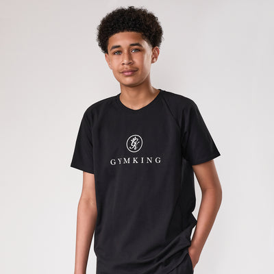 Gym King Kids Pro Tee - Black