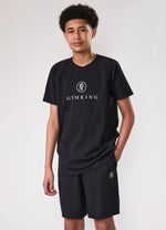 Gym King Older Kids Pro Tee - Black thumbnail