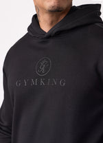 Gym King Pro V2 Hood Tracksuit - Black