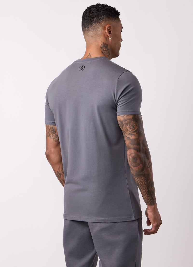 Gym King Pro V2 Tee - Gunmetal Grey