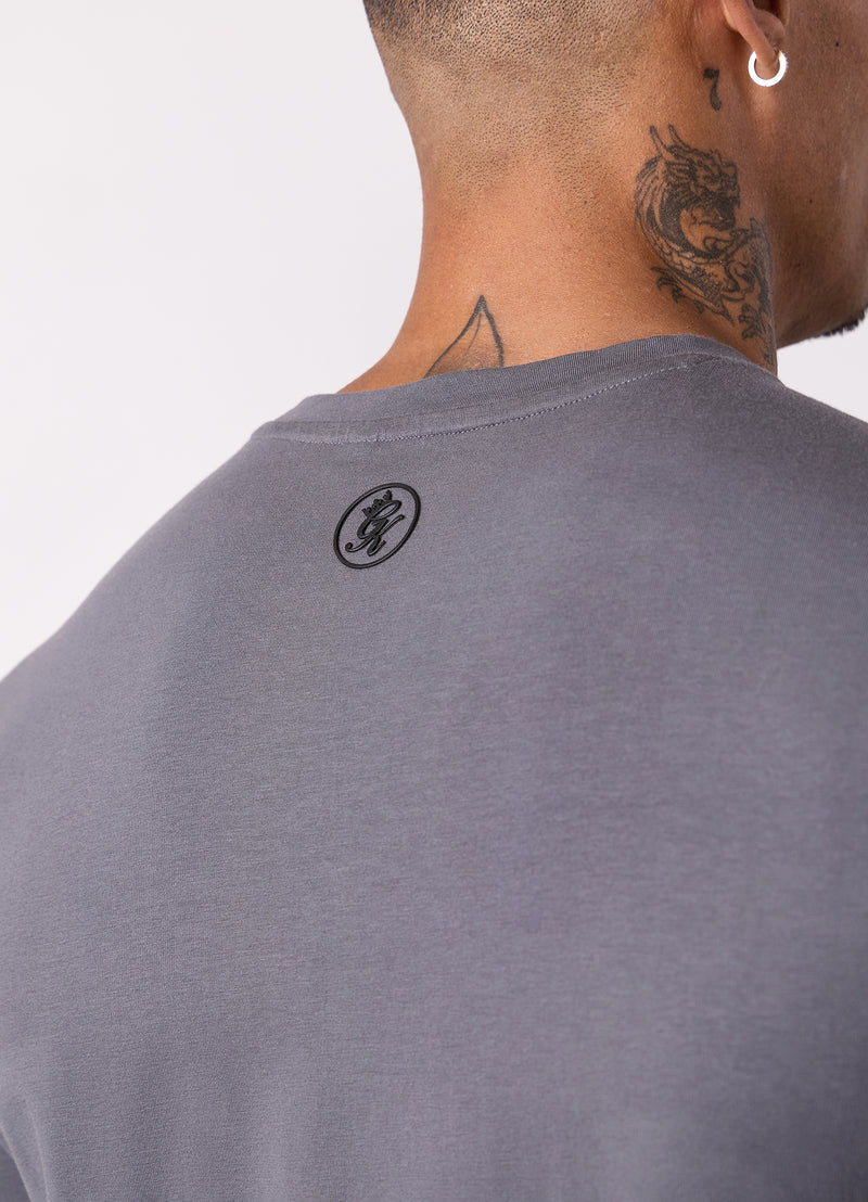 Gym King Pro V2 Tee - Gunmetal Grey