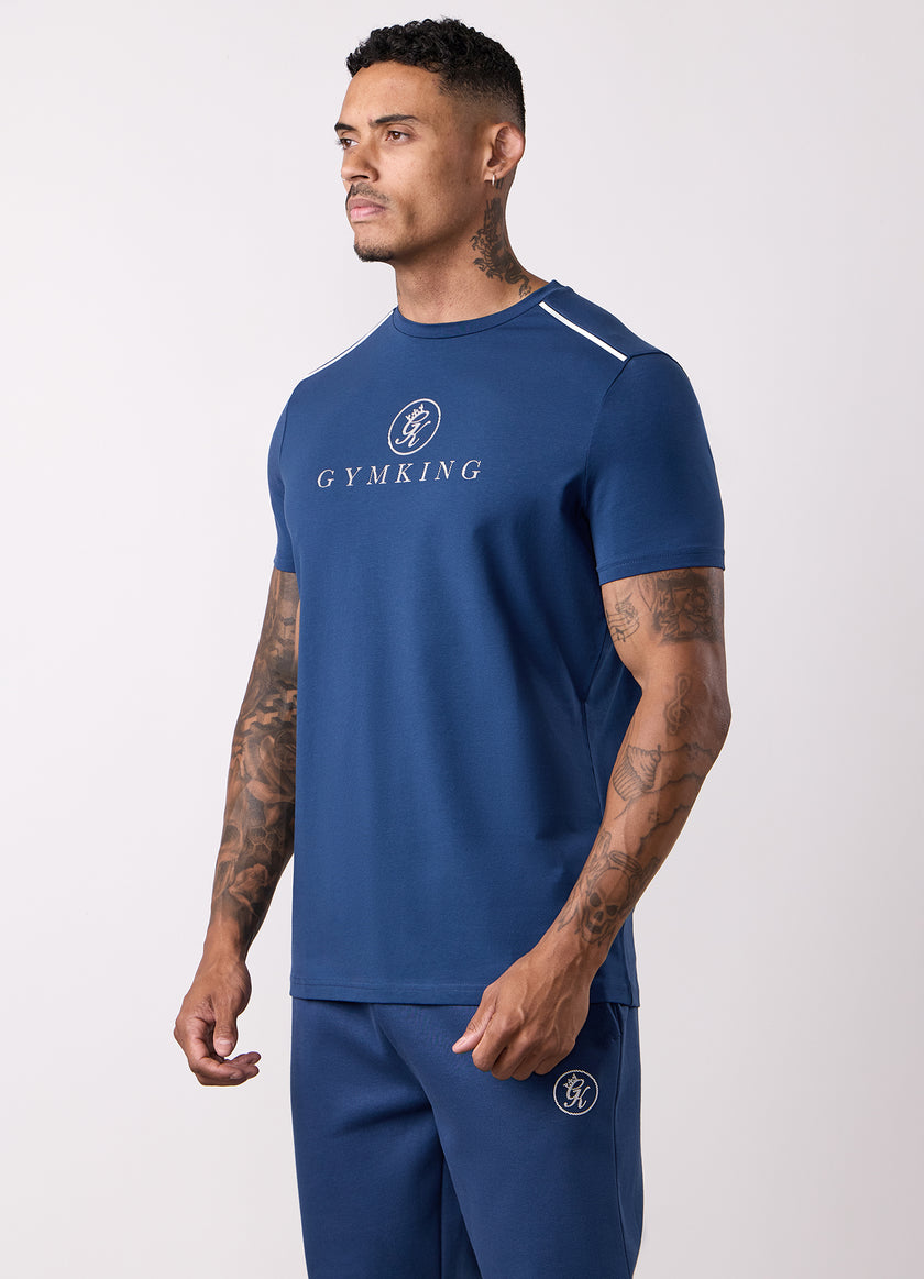 Gym King Pro V2 Tee - Moonlight Blue