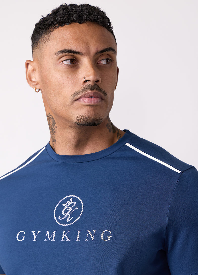 Gym King Pro V2 Tee - Moonlight Blue