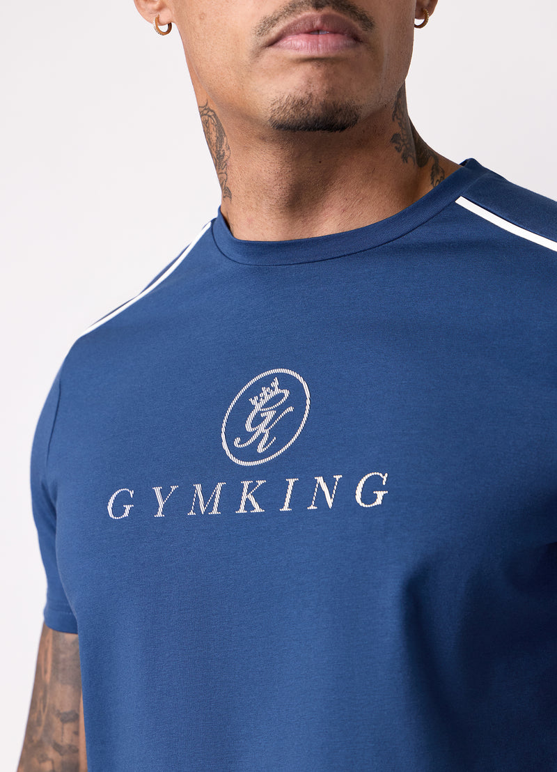 Gym King Pro V2 Tee - Moonlight Blue