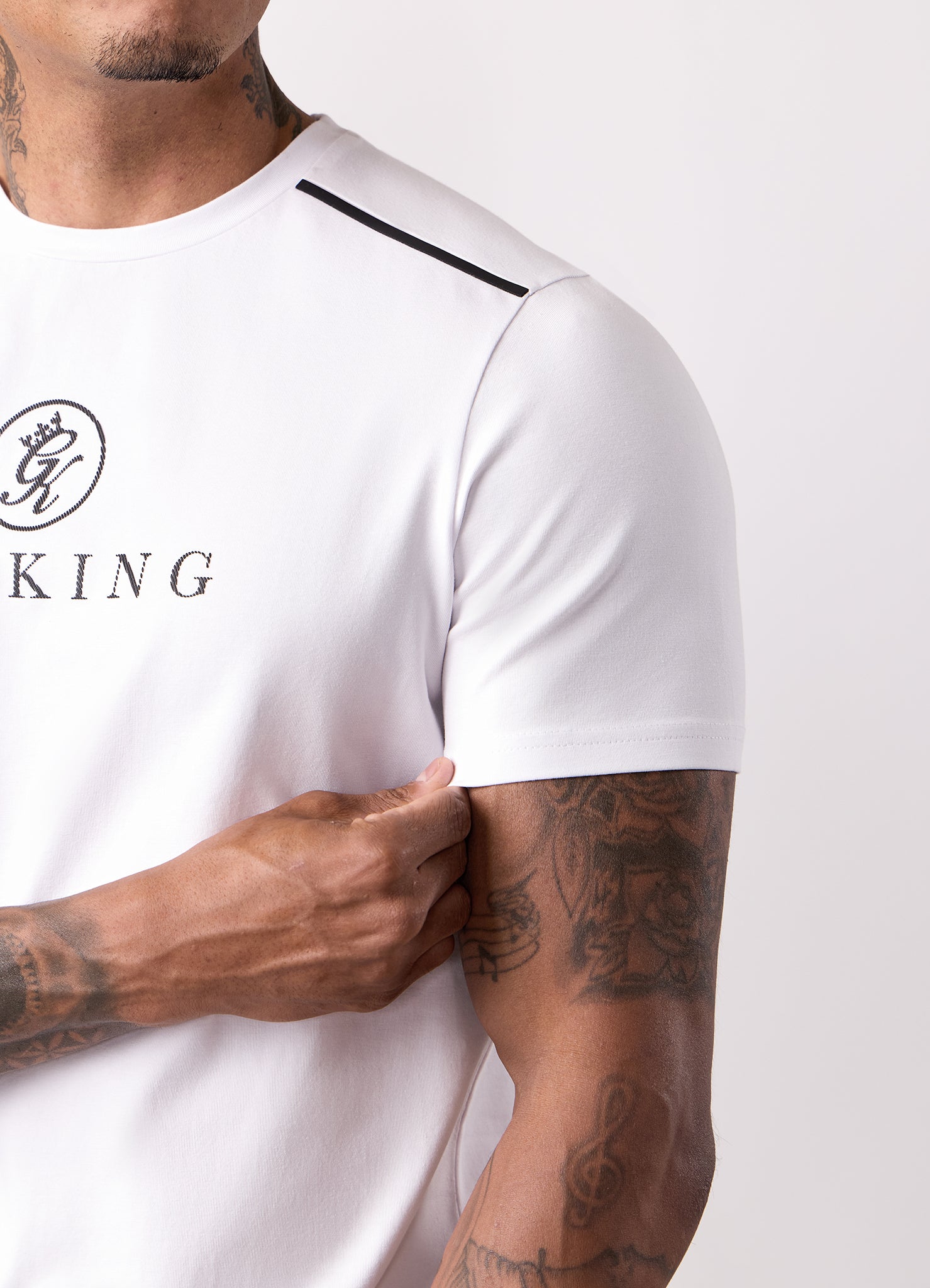 Gym King Pro V2 Tee - White