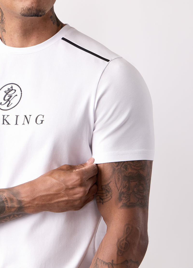 Gym King Pro V2 Tee - White