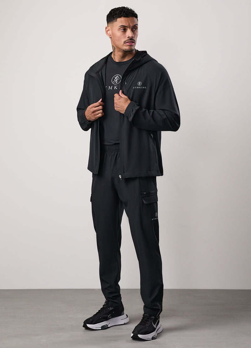 Gym King Pro Woven Hood - Black