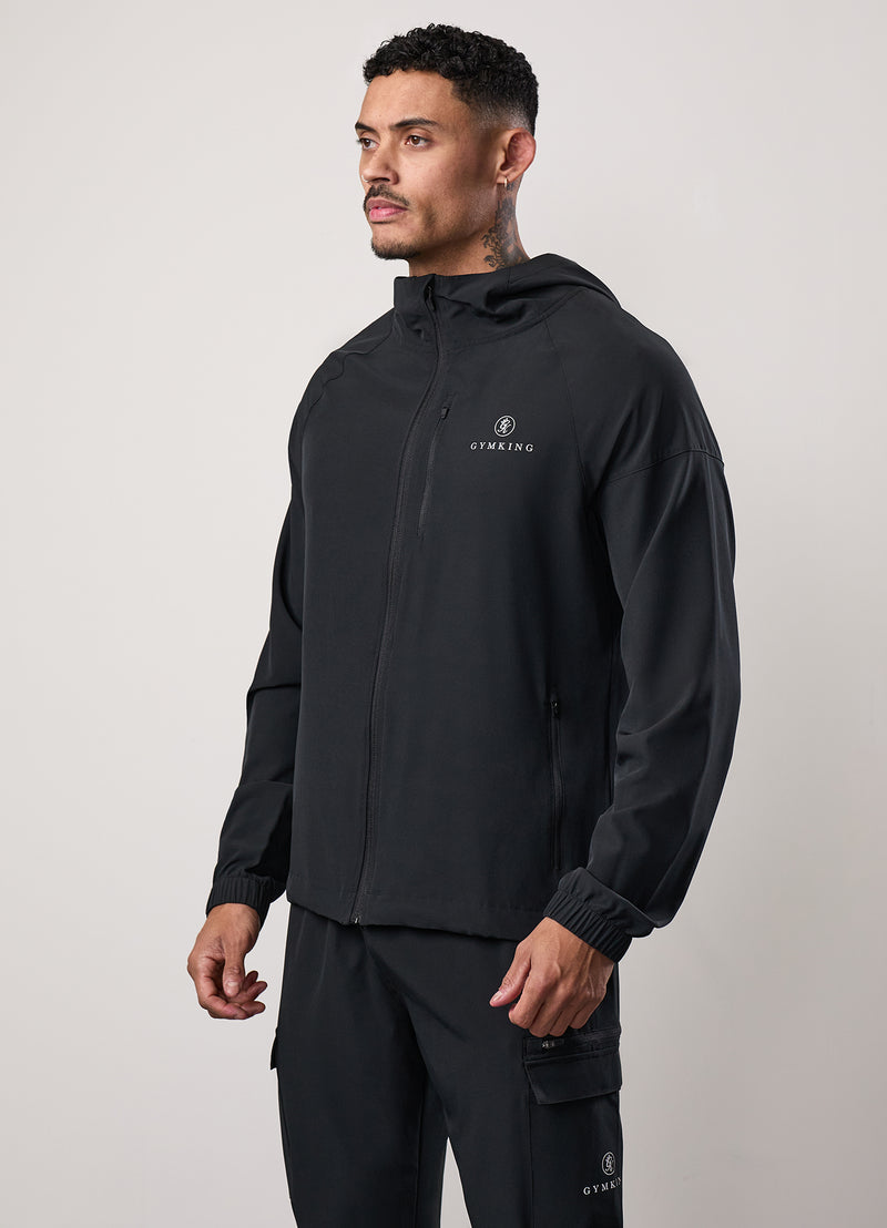 Gym King Pro Woven Hood - Black