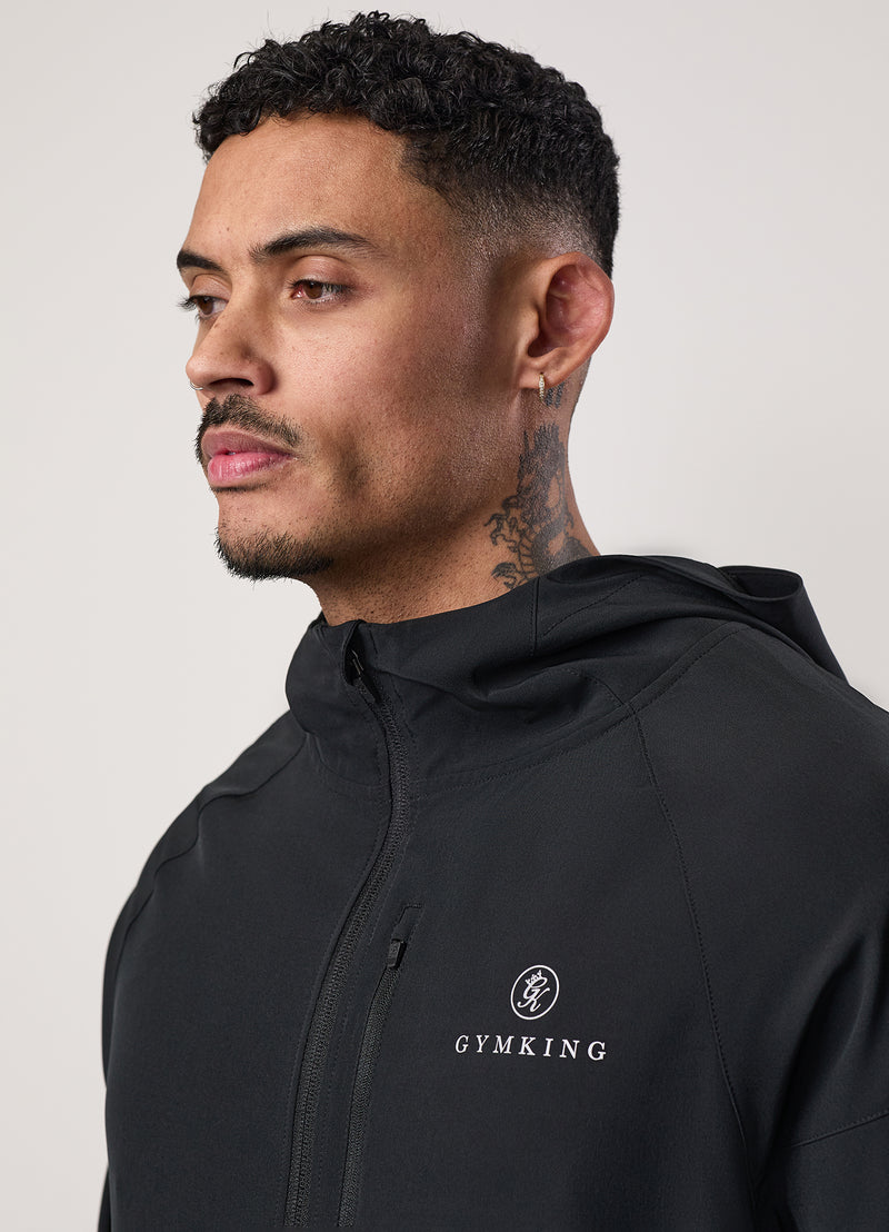 Gym King Pro Woven Hood - Black