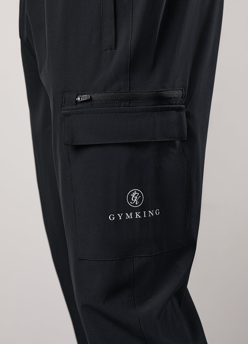 Gym King Pro Woven Cargo - Black