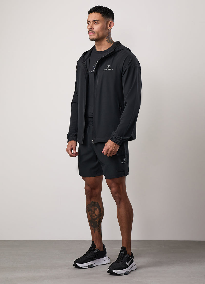 Gym King Pro Woven Hood - Black