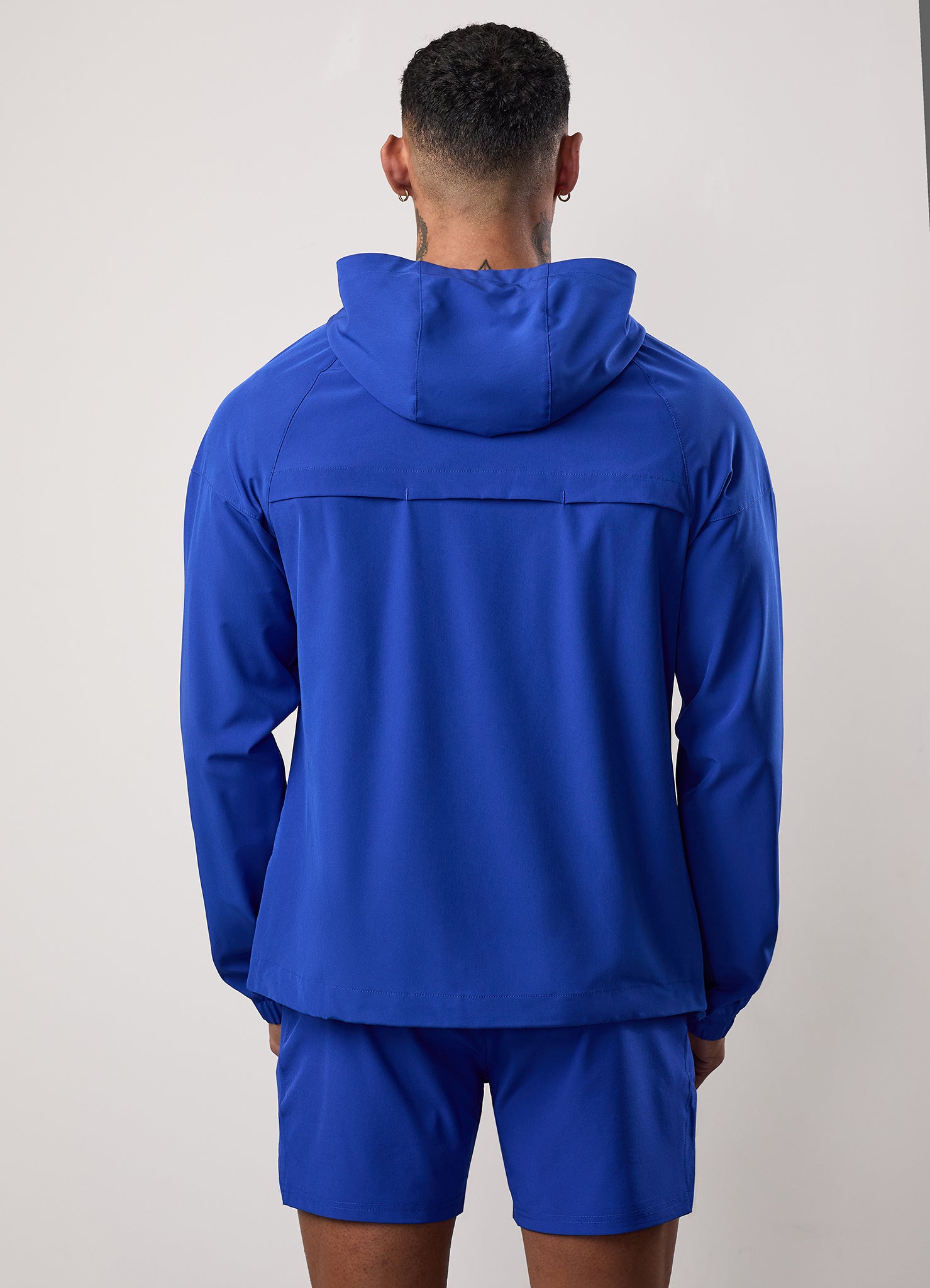 Gym King Pro Woven Hoodie - Vibrant Blue