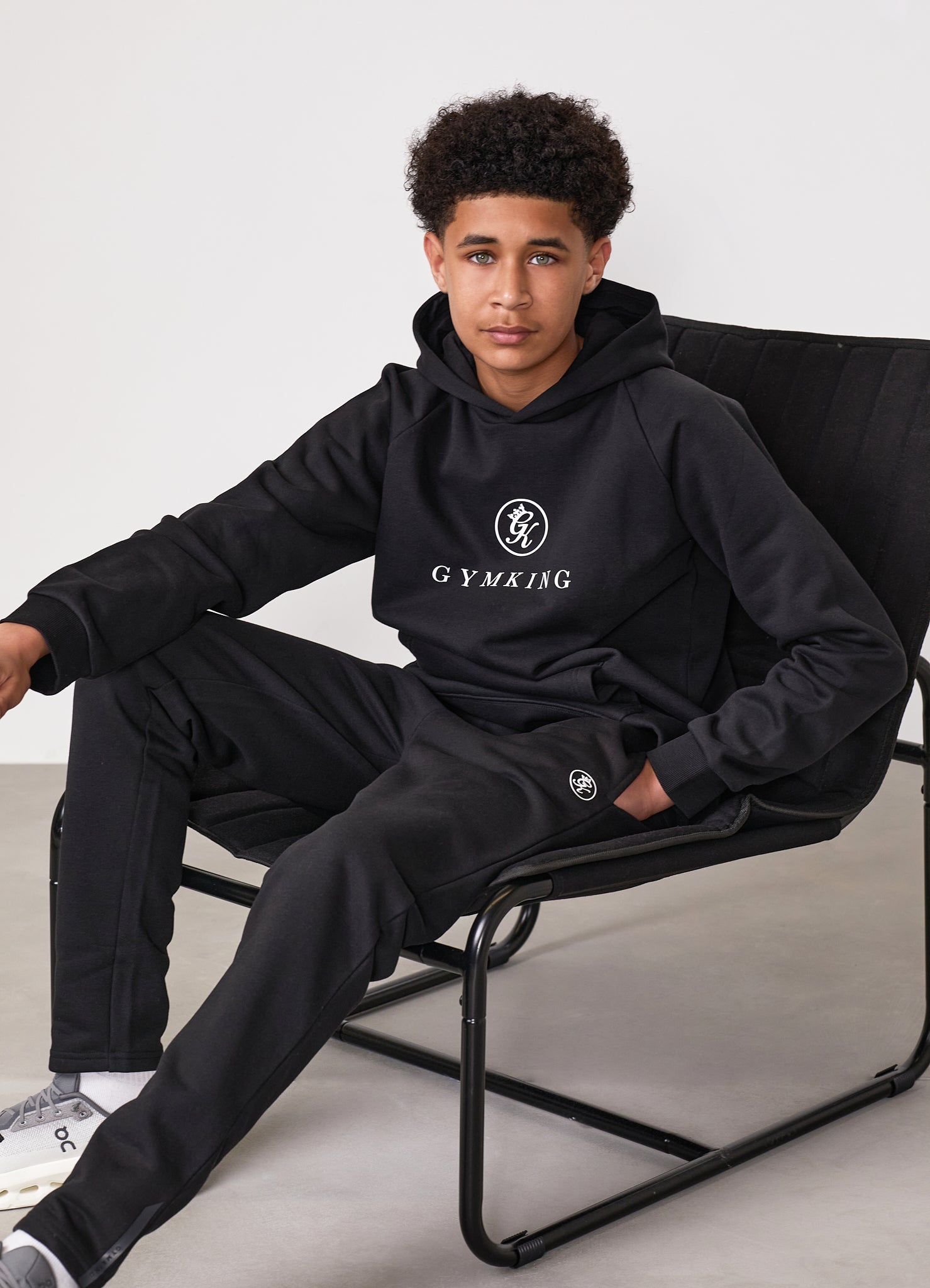 Gym King Kids Pro Hoodie - Black