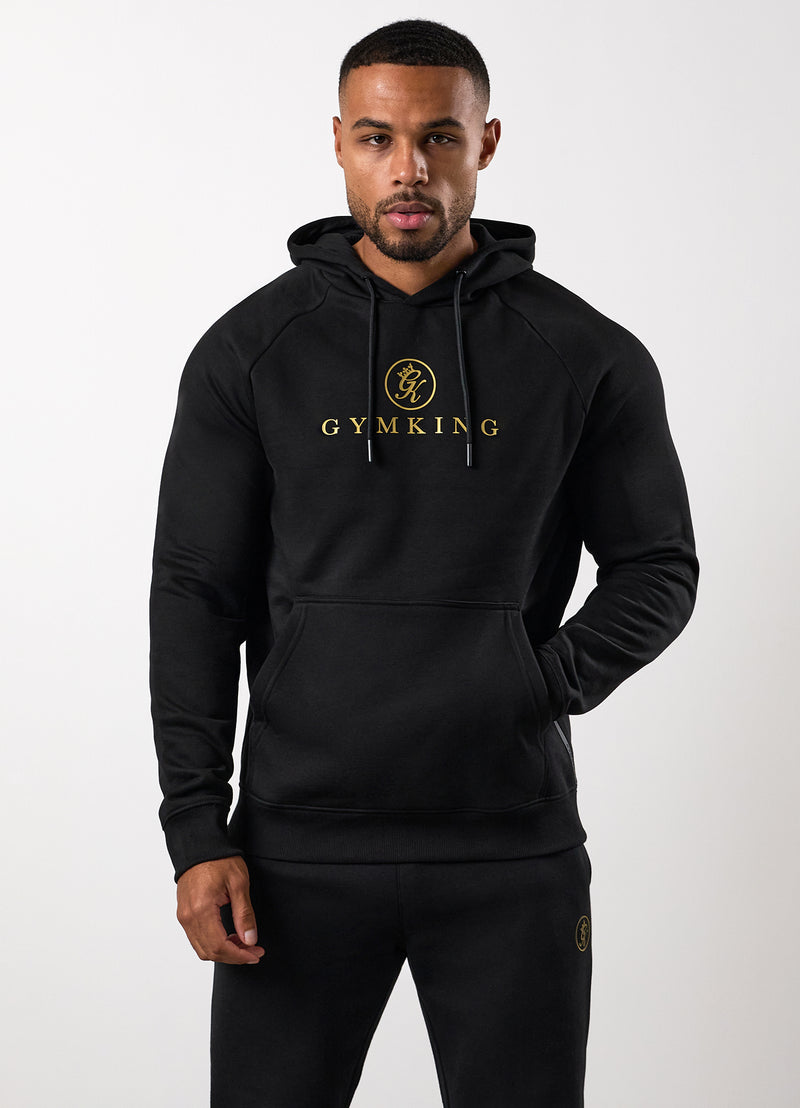 Gym King Pro Hood - Black/Gold